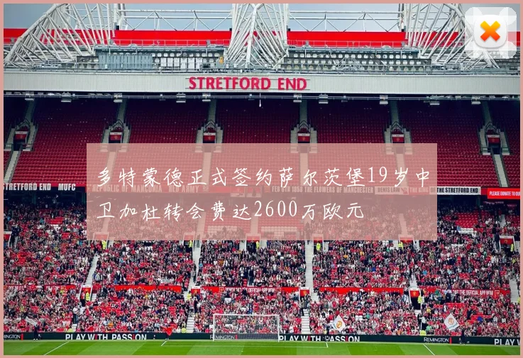 多特蒙德正式签约萨尔茨堡19岁中卫加杜转会费达2600万欧元